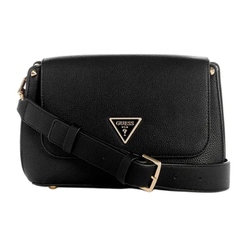 GUESS Artificial Leather Crossbody Bag Shoulder Bag Women's Black