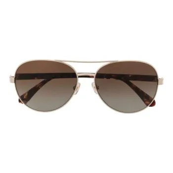 Kate Spade Oval Sunglasses Women's Gold