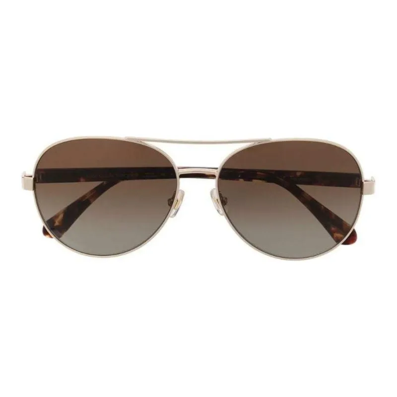 Kate Spade Oval Sunglasses Women's Gold-0