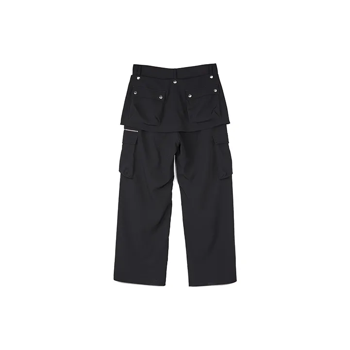 ROARINGWILD ARCH Cargo Pants Unisex Black-1