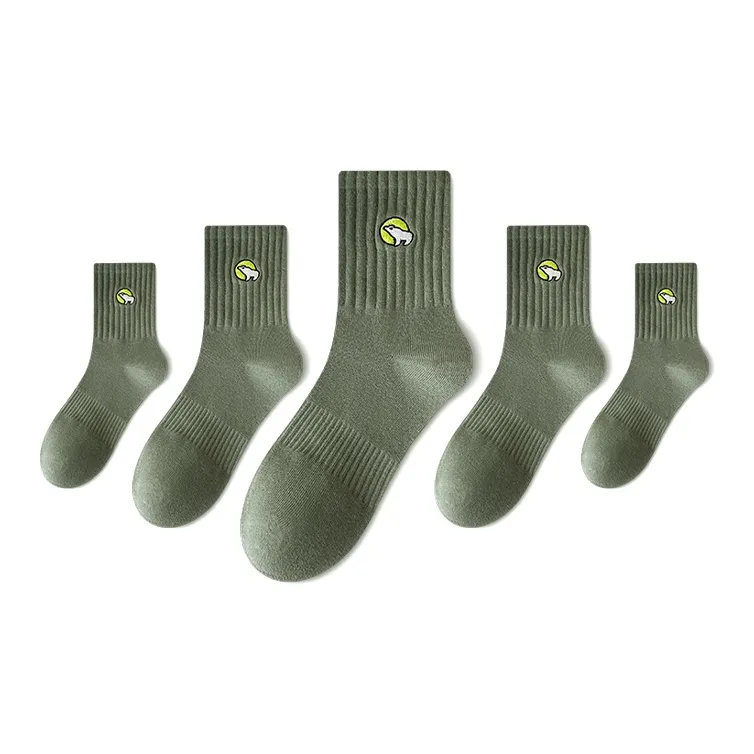LUOLIAN Mid Calf Socks Unisex 5 Pack-8