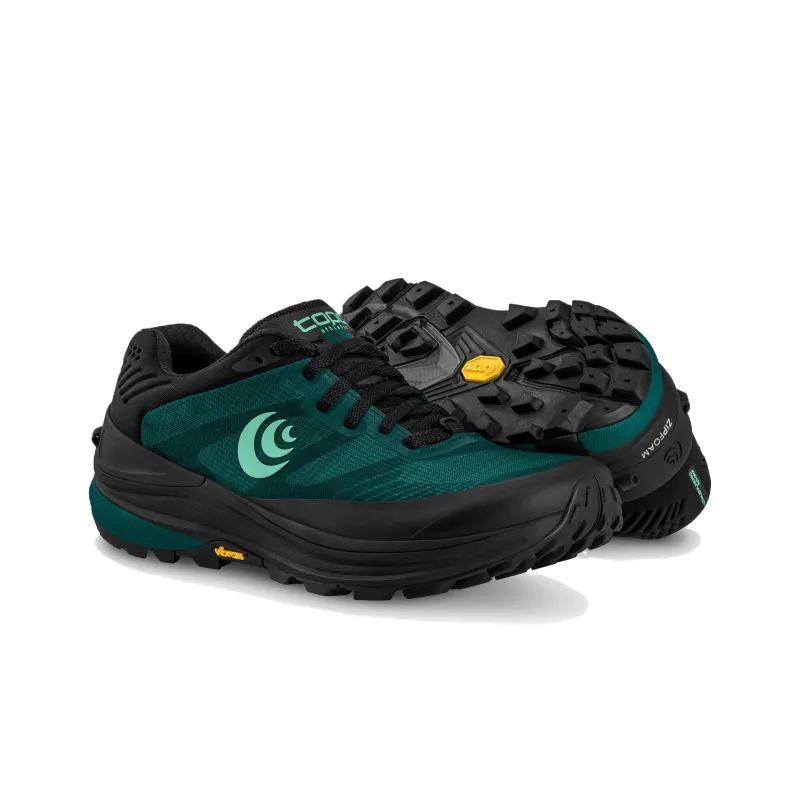 Topo Athletic Anti-Slip Wear-Resistant Low-Top Casual Shoes Women's Black Green-3
