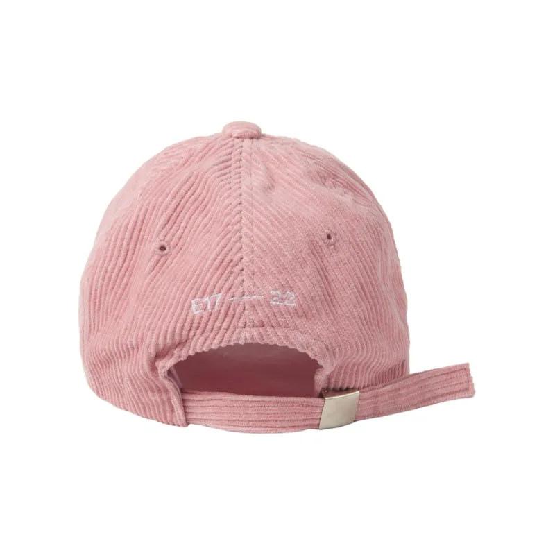 Emis Corduroy Cotton Baseball Caps Women's Pink-2