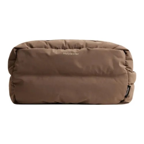 HOLZWEILER Recycled Polyester Clutch Unisex Taupe