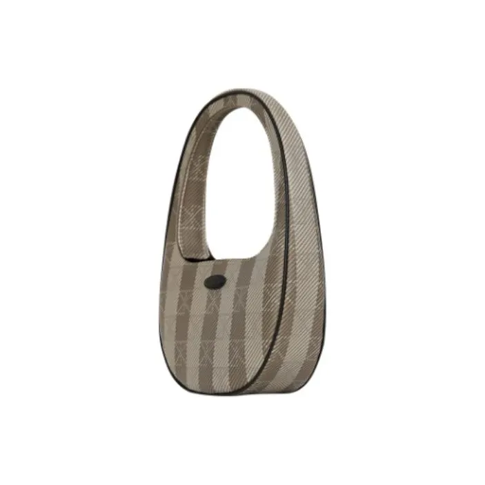 STAR TOWN PVC One Shoulder Handbag Medium Size Women's Coffee Brown-1