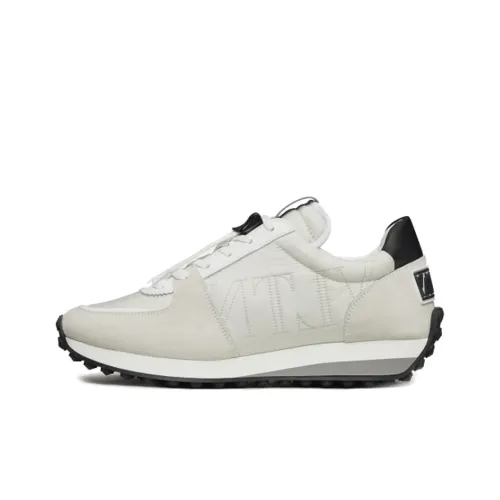 Valentino Roller Casual Shoes Men Low-Top White Black