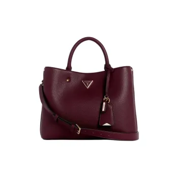 GUESS Litchi Grain Artificial Leather Shoulder Bag Crossbody Bag Handbag Women's Purple