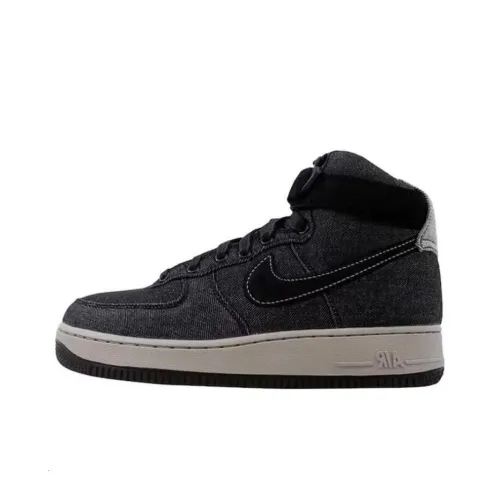 Nike Air Force 1 Hi SE Denim Black/Dark Grey-Cobblestone Women's