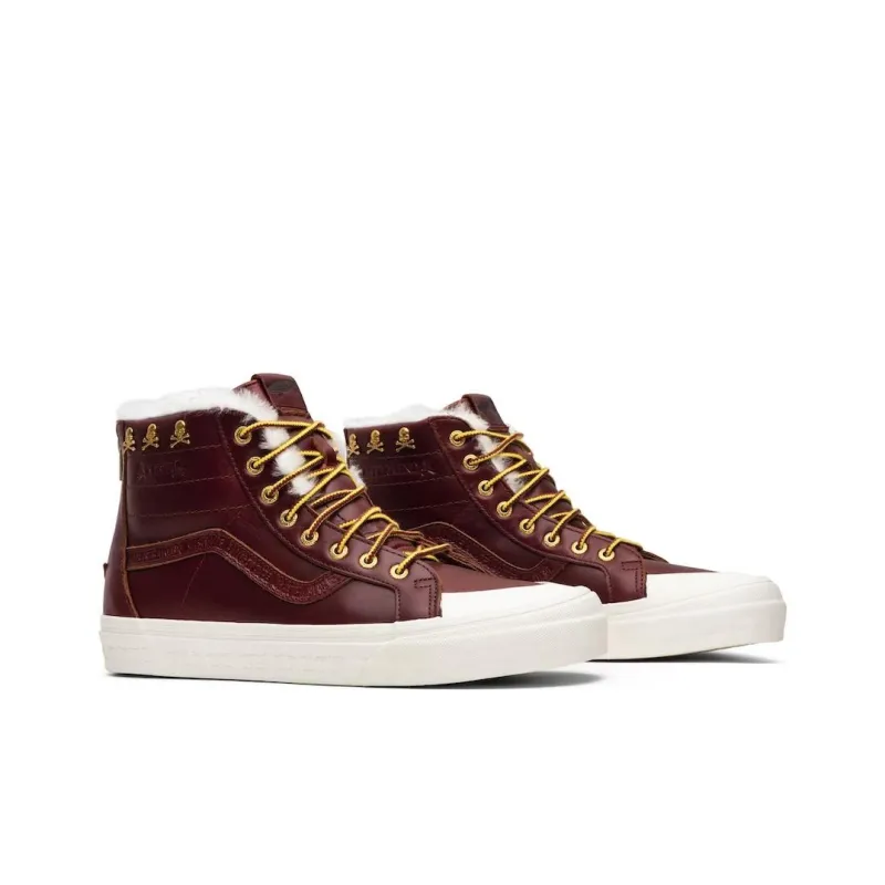 Vans Sk8 Hi Zip Kith X Mastermind Japan Brown-2