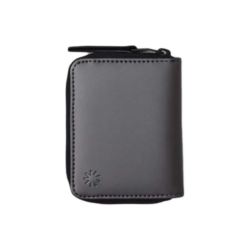 Rains Polyester Wallet Mini Unisex Shiny Black-0
