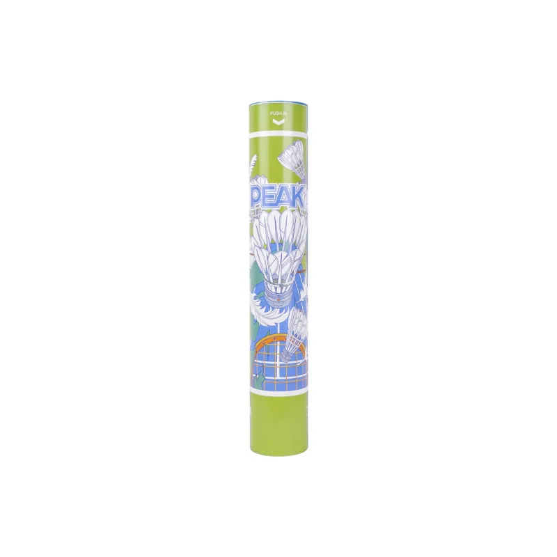 PEAK Race T16 Goose Feather Shuttlecock 12 Pack Goose Feather Indoor Outdoor Competition Training Ball Shuttlecocks-0