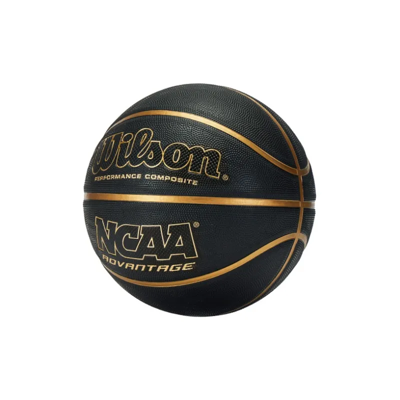 Wilson NCAA Rubber Basketball Black Gold Size 7 Training Unisex-2