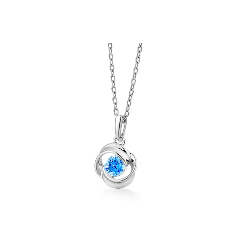 KADER S925/S999/18K Gold Necklaces Women's Silver White, Box Good Luck For Mother-17