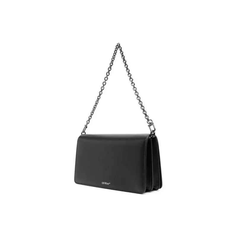 OFF-WHITE Jitney 1.7 Logo Plaque Crossbody Bag-1
