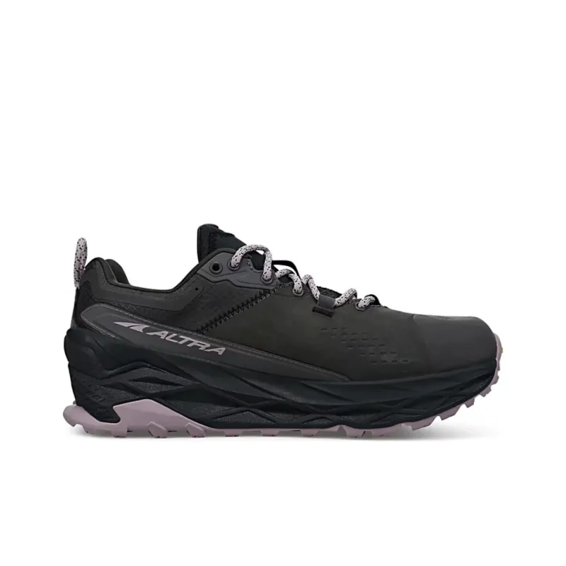 Altra Olympus 5 Shock Absorbers With Slip Resistant Features Low Top Casual Running Shoes Women's Black Purple-1