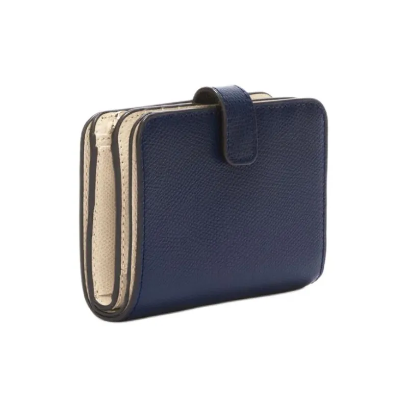 Furla Leather Wallet Small Size Women's Marine Blue-1