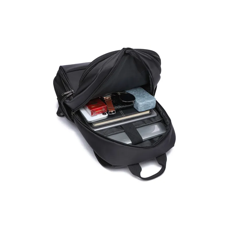 SEPTWOLVES Fabric Backpack Men's Black-4
