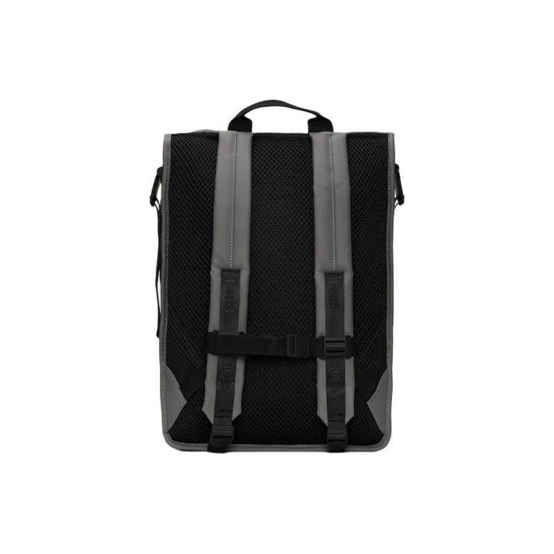 Rains Polyester Backpack Regular Unisex Gray-1
