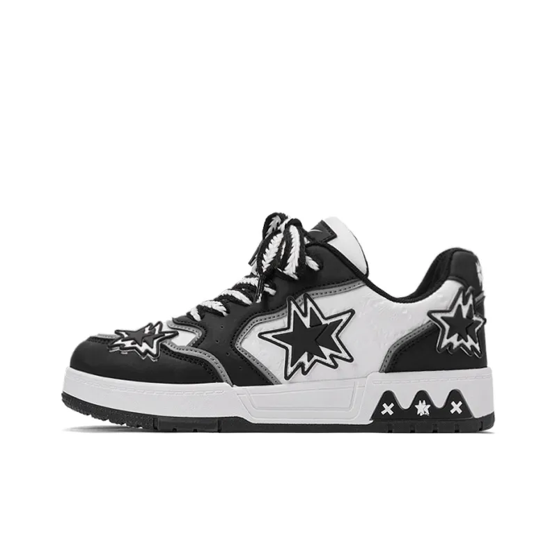 DOUBLE STAR 88 Slip Resistant Cushioning, Abrasion Resistant, Height Increasing Low Top Skateboard Shoes Unisex-5