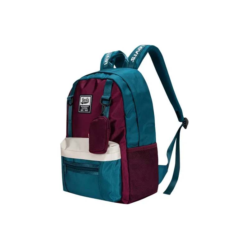Levi's Polyester Backpack Regular Unisex Burgundy-1
