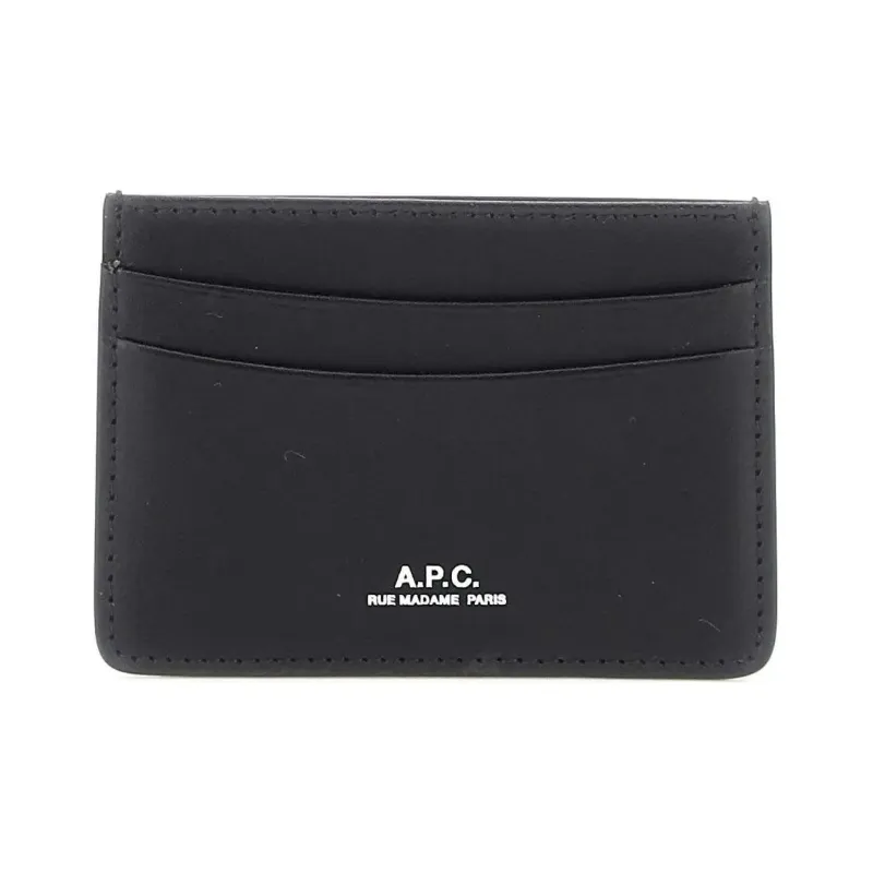 A.P.C André Logo Embossed Cardholder-0