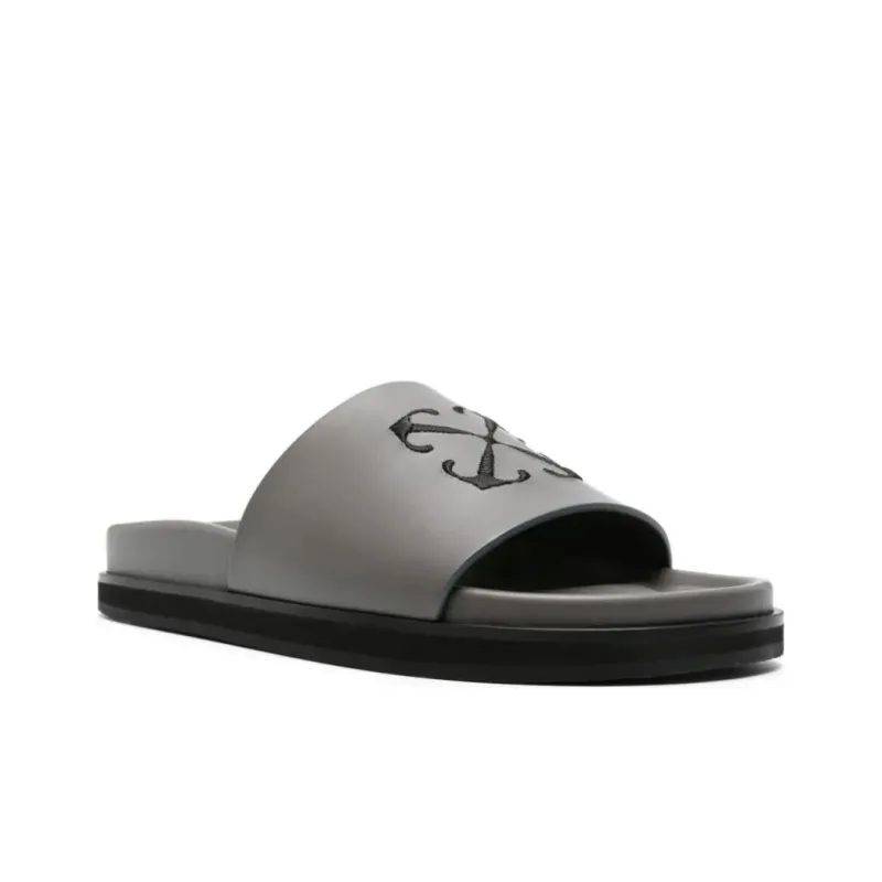 OFF-WHITE Arrows-embroidered Slides-2