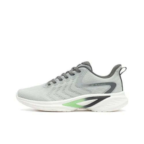 361° Cushioned Wear Resistant Support Low Top Running Shoes Men's Gray