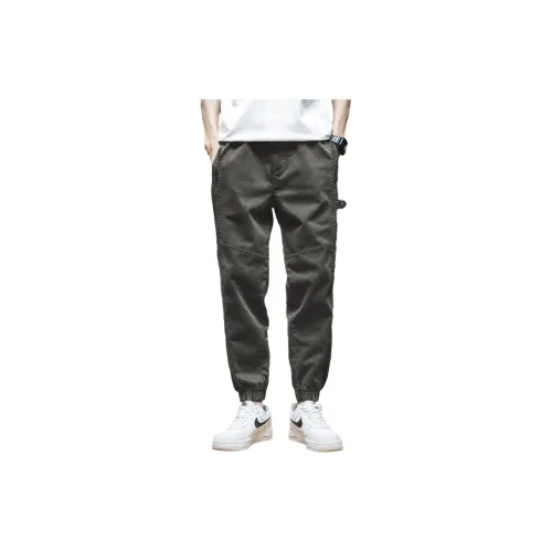 Tonlion Cargo Pants Men Dark Gray