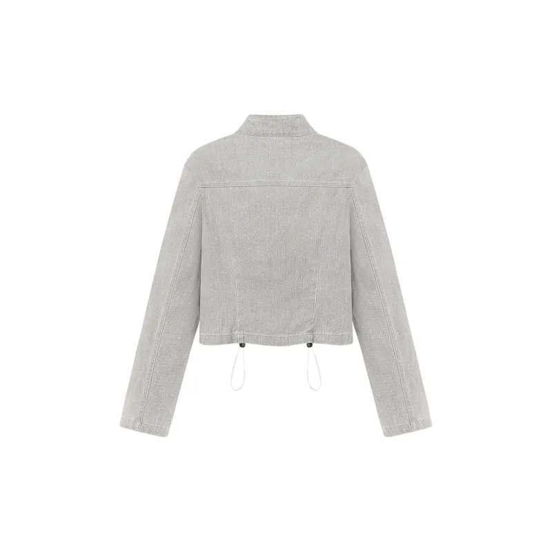 CHUU Cropped Coats Women's Gray-1