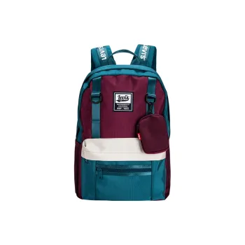 Levi's Polyester Backpack Regular Unisex Burgundy