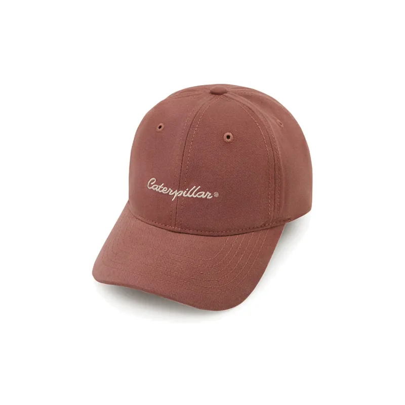 CAT Cotton Baseball Caps Unisex Brown Red-1