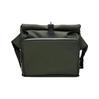 Rains Polyurethane Fanny Pack Unisex Green