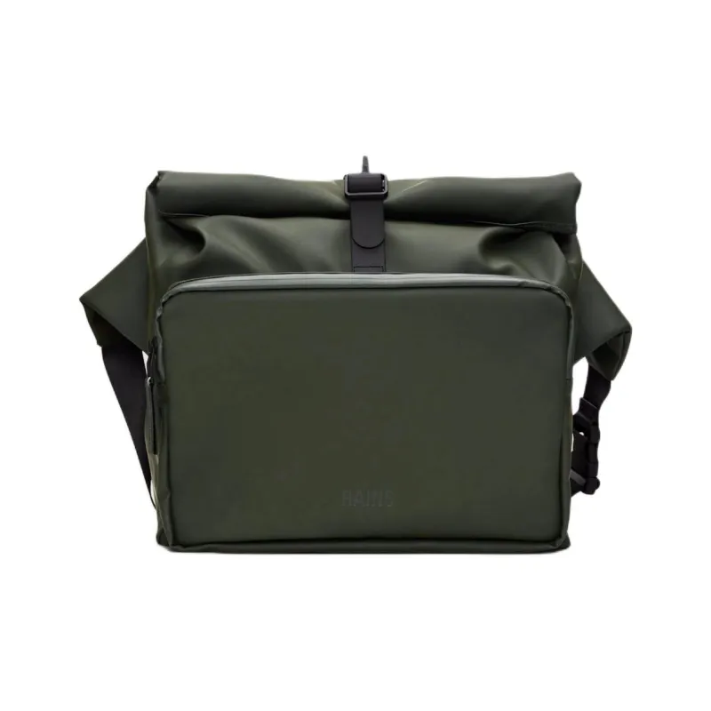 Rains Polyurethane Fanny Pack Unisex Green-0