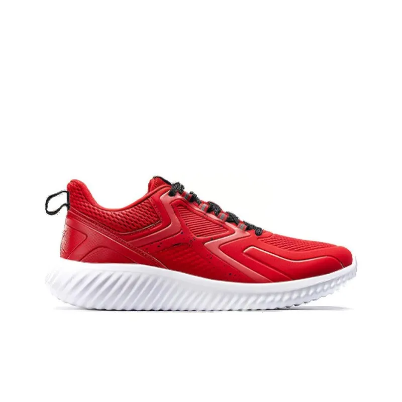 XTEP Cushioning Anti Slip And Wear Resistant Low Top Casual Shoes Men's Red-1