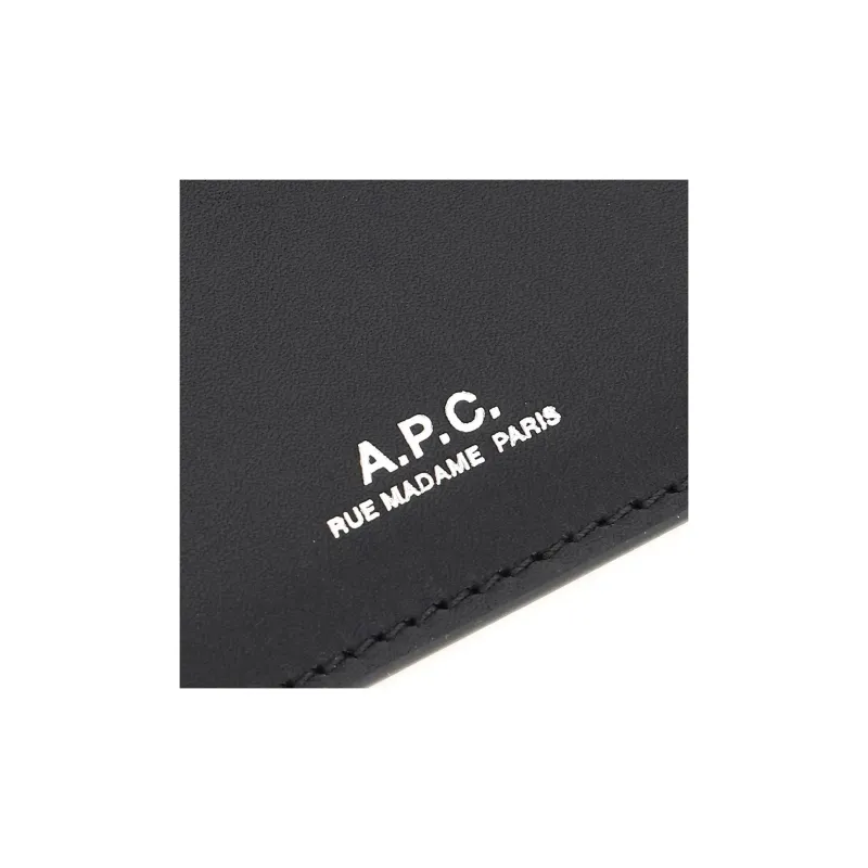 A.P.C André Logo Embossed Cardholder-4