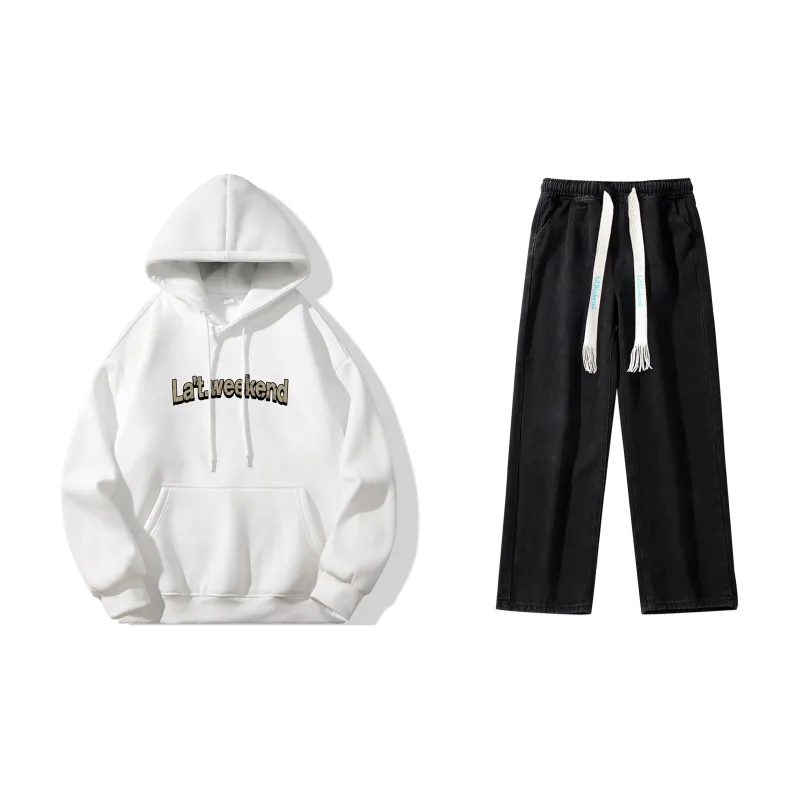 LA'T.WEEKEND Sweatshirt Set Unisex-5