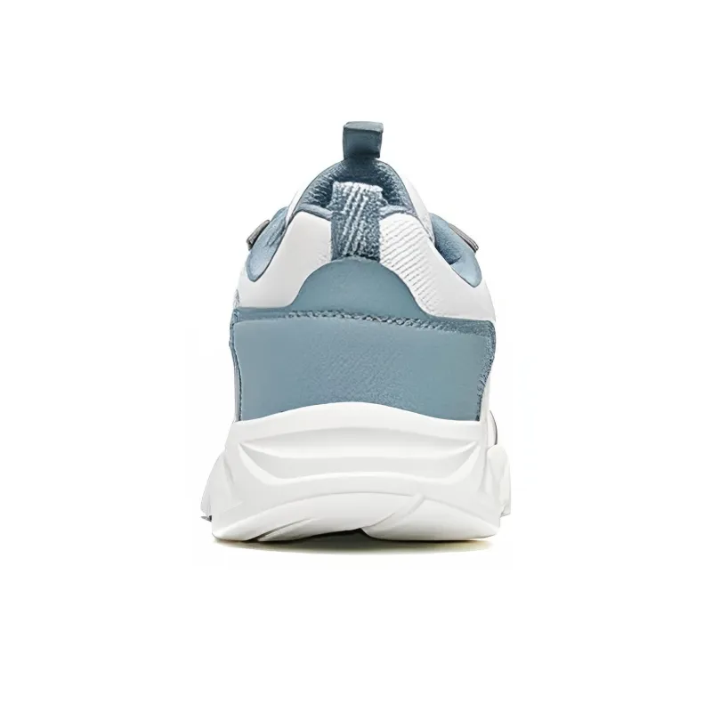 XTEP Shock Absorbers With Slip Resistant And Abrasion Resistant Properties Low Top Running Shoes Men's White Gray Blue-3