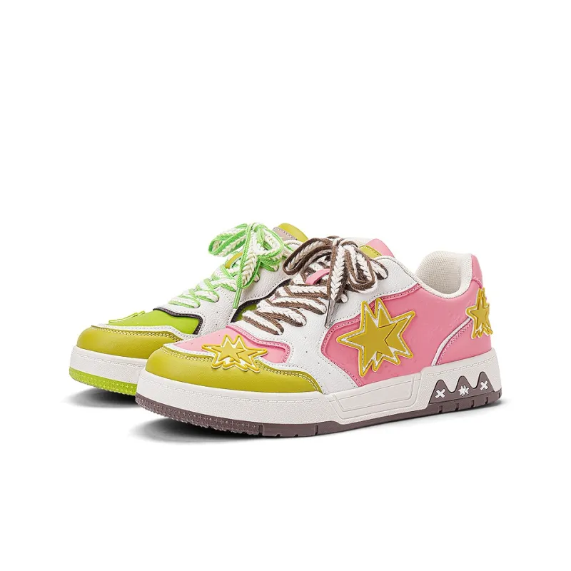DOUBLE STAR 88 Slip Resistant Cushioning, Abrasion Resistant, Height Increasing Low Top Skateboard Shoes Unisex-3