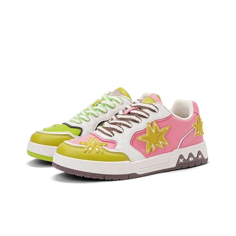 DOUBLE STAR 88 Slip Resistant Cushioning, Abrasion Resistant, Height Increasing Low Top Skateboard Shoes Unisex-4