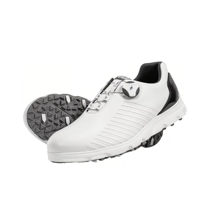 PGM Low Top Golf Shoes Men's White-4