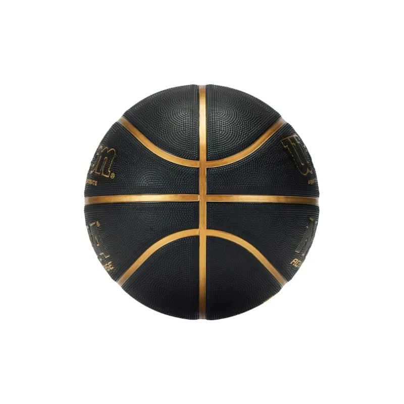 Wilson NCAA Rubber Basketball Black Gold Size 7 Training Unisex-3