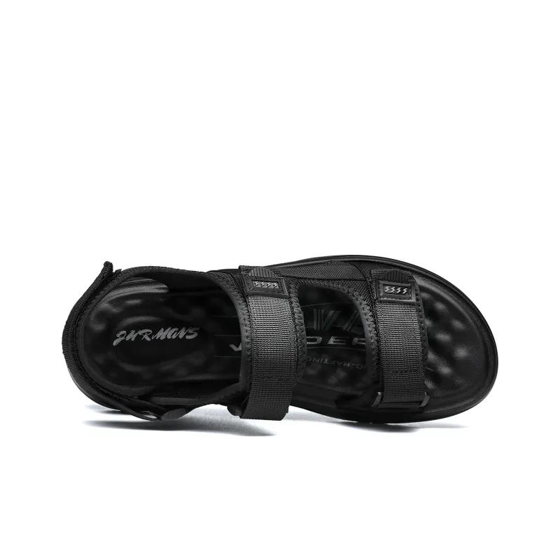FAPAI Beach Sandals Men's Black-3