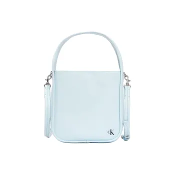 CALVIN KLEIN Artificial Leather Bucket Bags Shoulder Bag Crossbody Bag Handbag Women's Blue