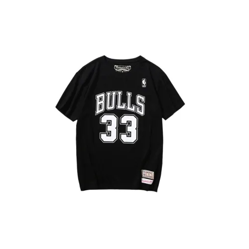 Mitchell Ness T-Shirts Unisex Black