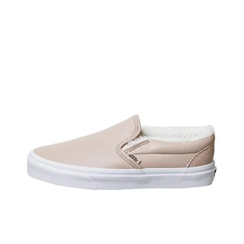 Vans Slip-On Mahogany Rose Leather Women's