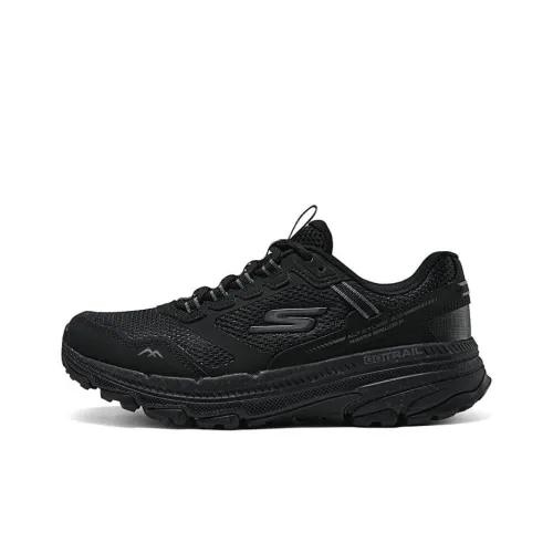Skechers Durable Breathable Low Top Casual Running Shoes Women's Black