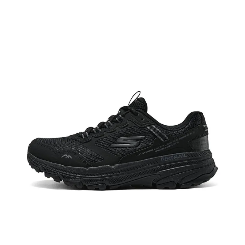 Skechers Durable Breathable Low Top Casual Running Shoes Women's Black-0