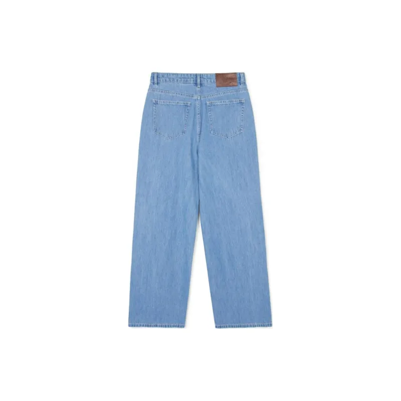MLB New York Yankees SS24 Jeans Women's Light Blue-1