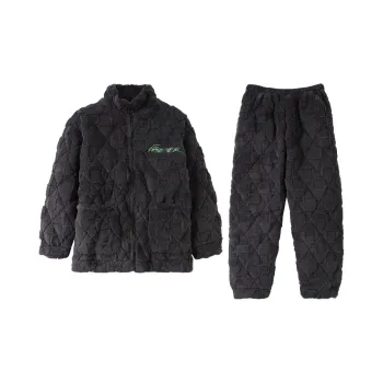 WOLFSFUL Pajama Set Men's Dark Gray