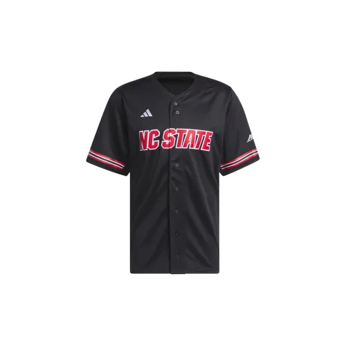 Adidas NC State Baseball Jerseys Men Black